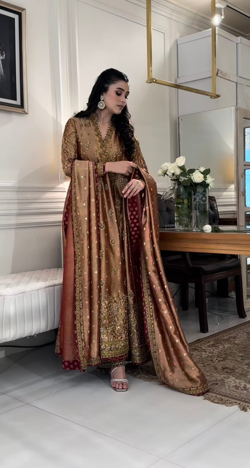 HARIS SHAKEEL UN STITCHED COLLECTION 25 - ASWAD - Image 2