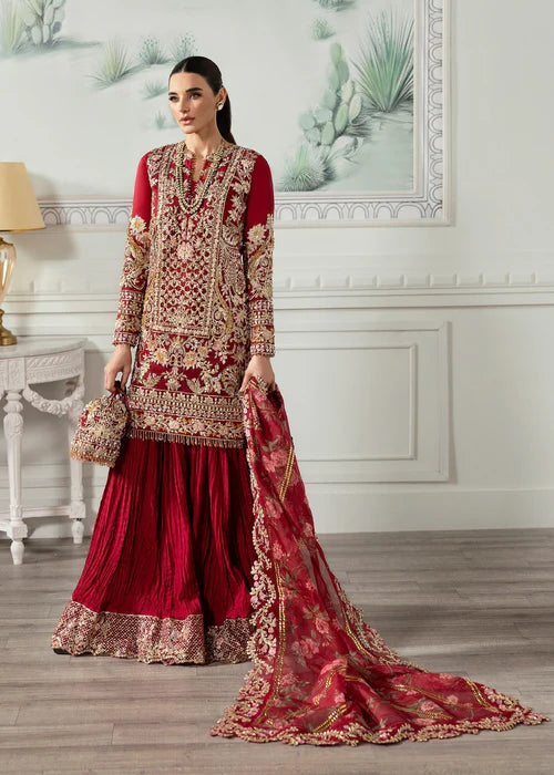Crimson Wedding Un Stitched Collection - Artisan Story
