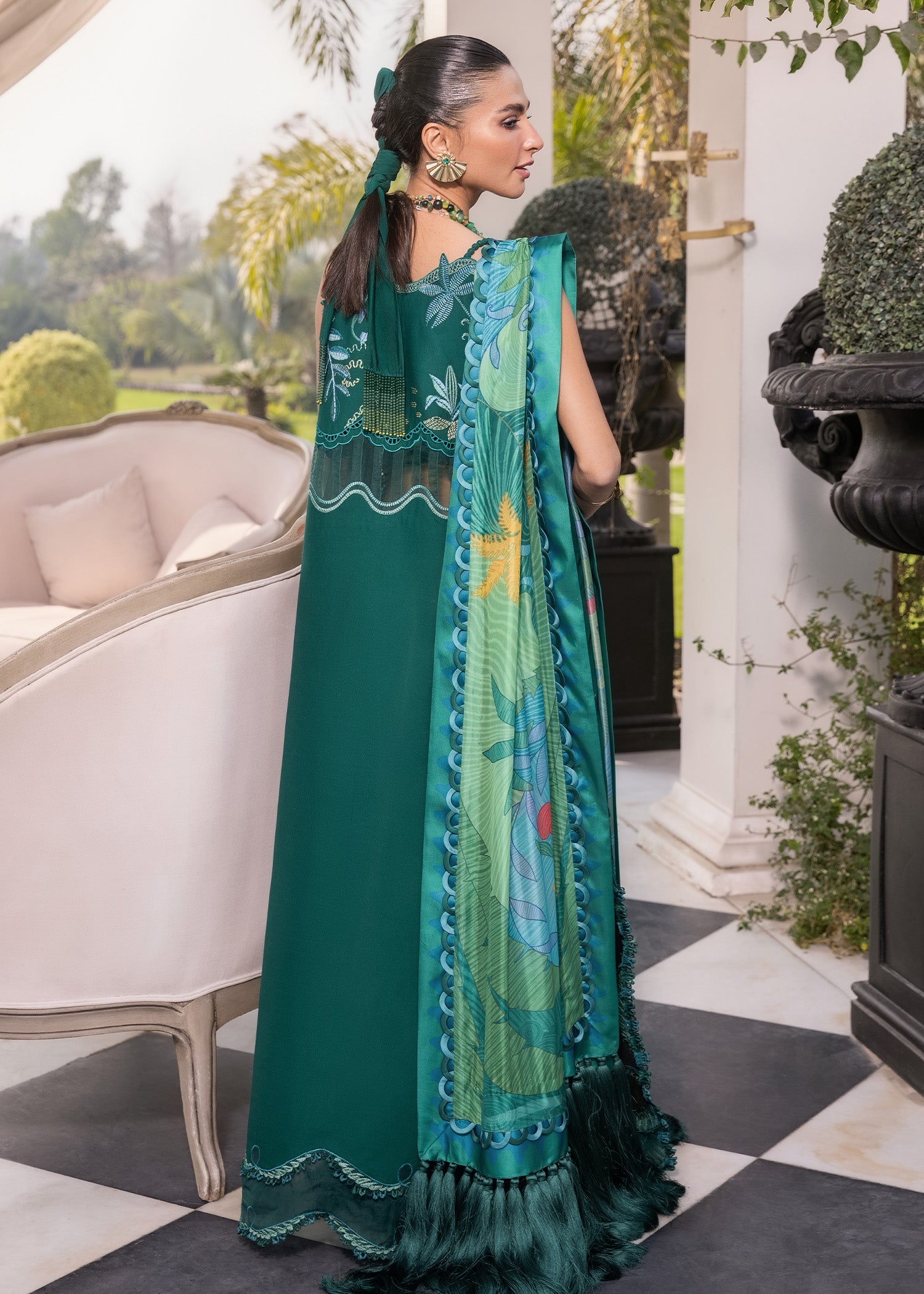 CRIMSON LUXURY LAWN COLLECTION 2026-D-3B-BEAUTY IN BLOOMS - Image 6