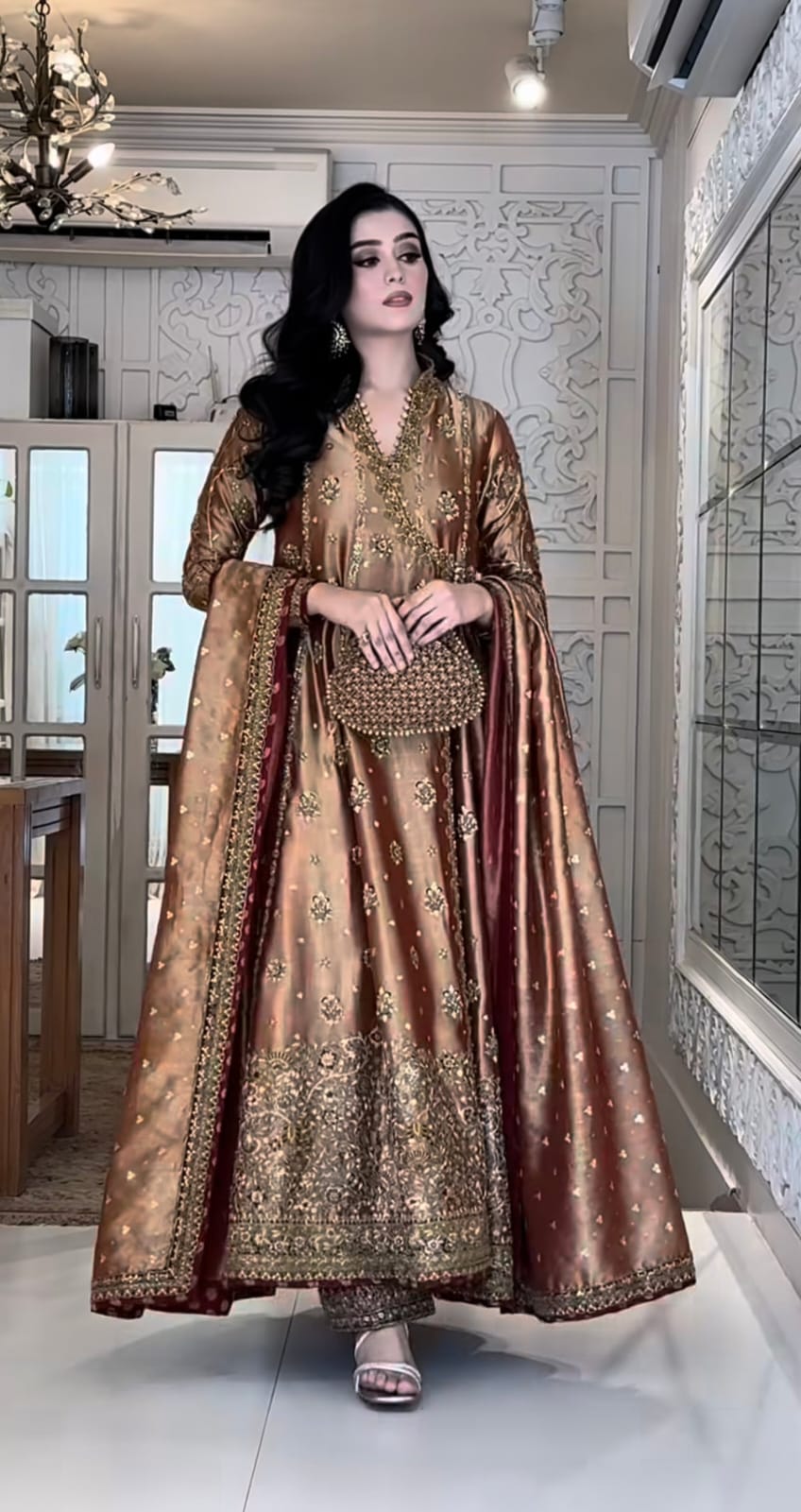 HARIS SHAKEEL UN STITCHED COLLECTION 25 - ASWAD - Image 3