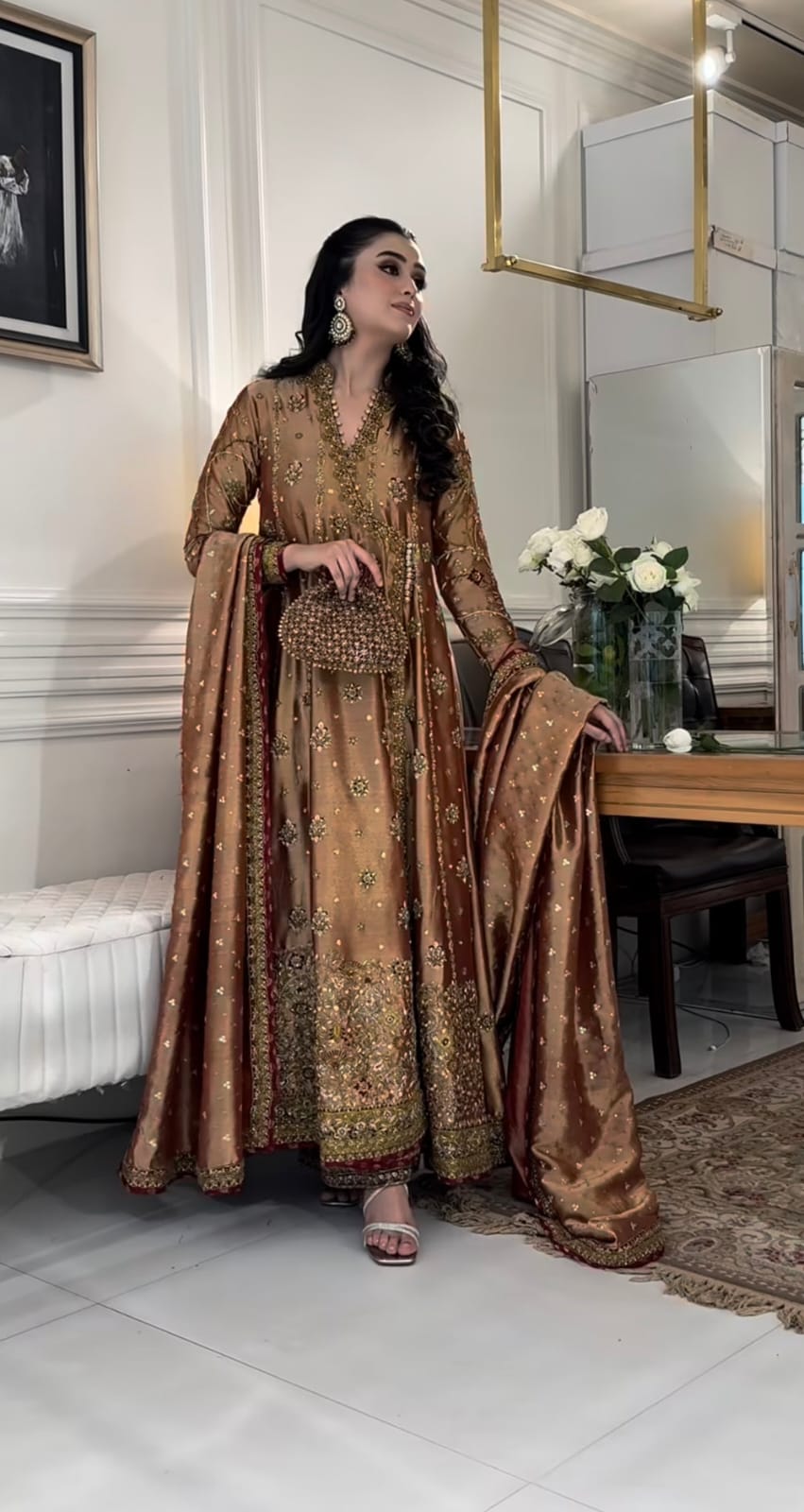 HARIS SHAKEEL UN STITCHED COLLECTION 25 - ASWAD - Image 6