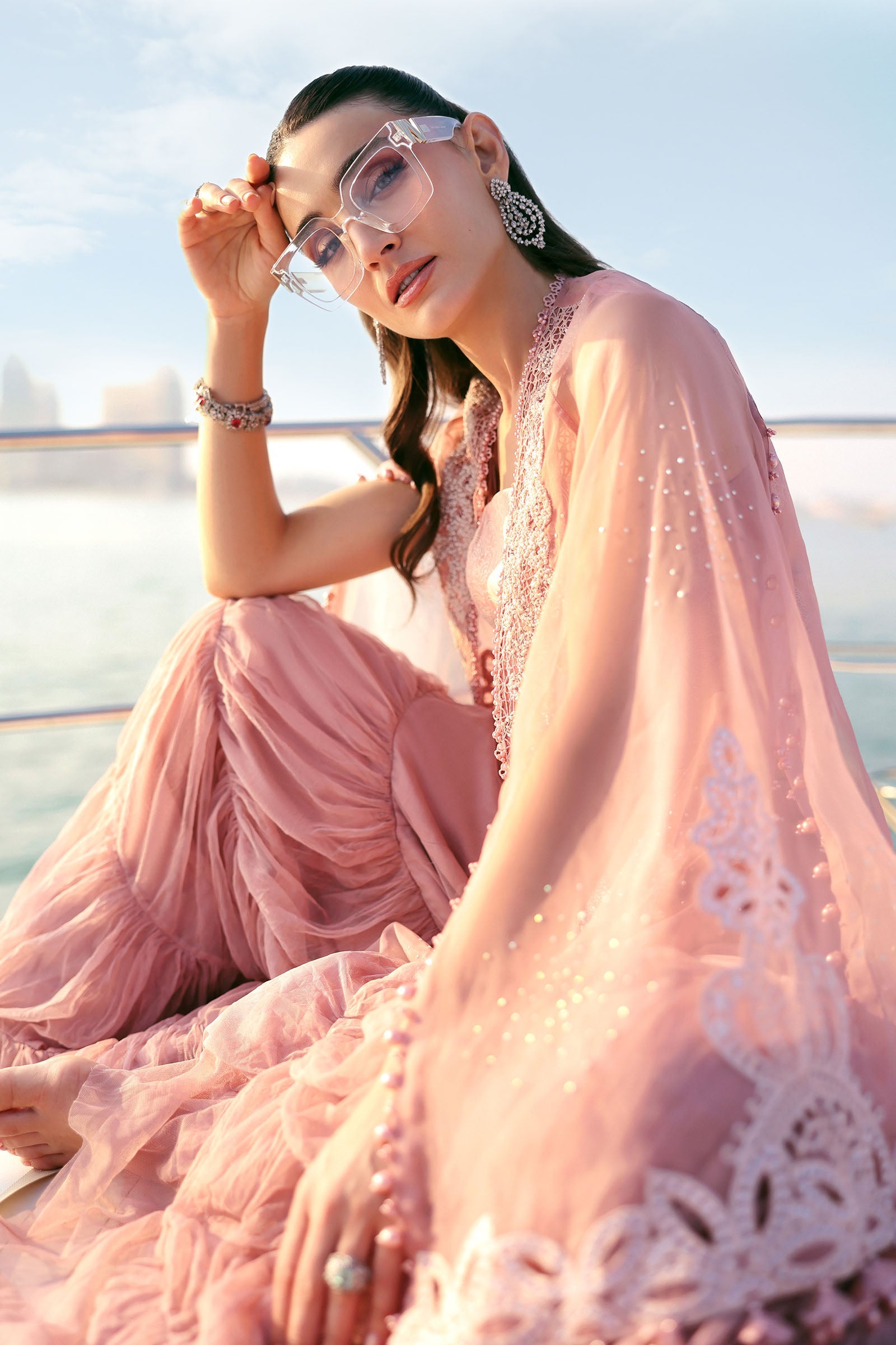 MARIA B LUXURY LAWN UN STITCHED COLLECTION 26 - D-2604-B - Image 4
