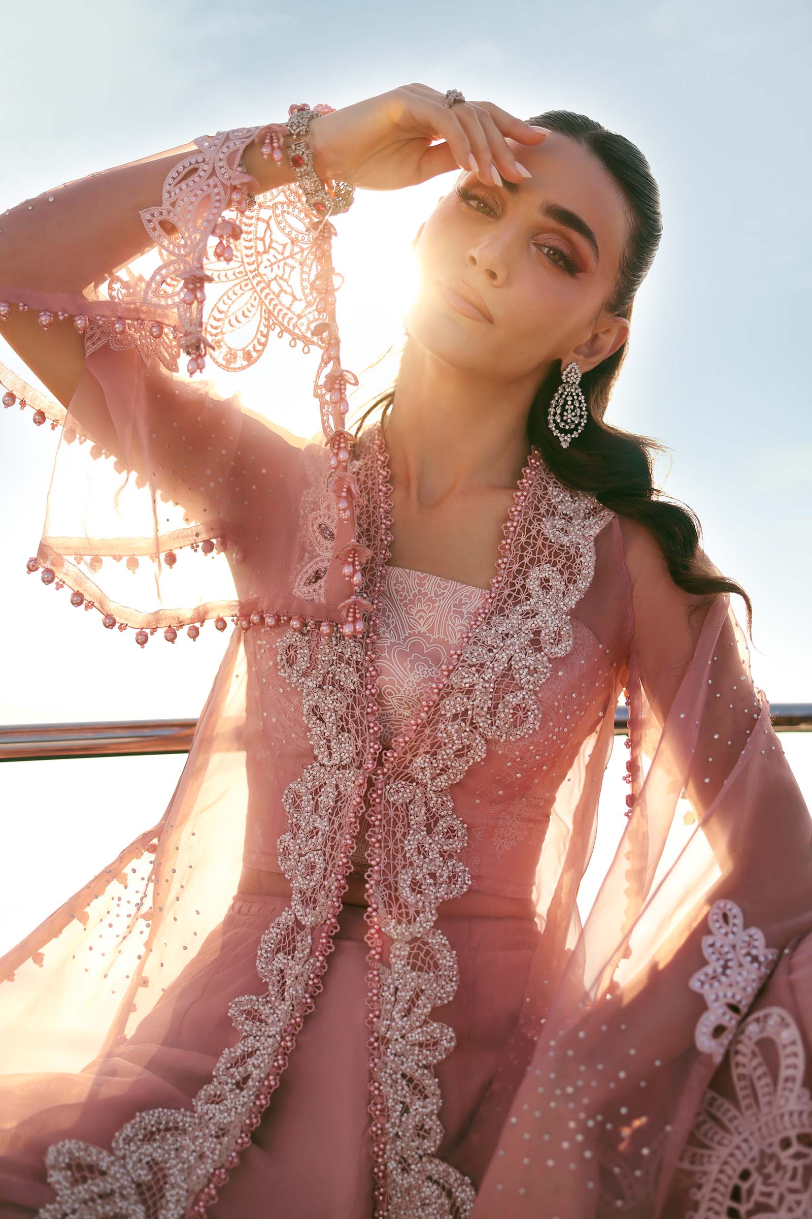 MARIA B LUXURY LAWN UN STITCHED COLLECTION 26 - D-2604-B - Image 6