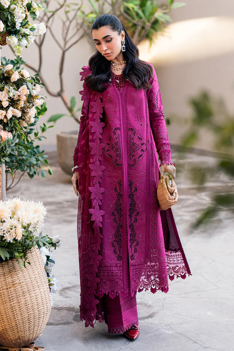 Qalamkar Sahil Luxury 3 Piece FK-11 VIOLET