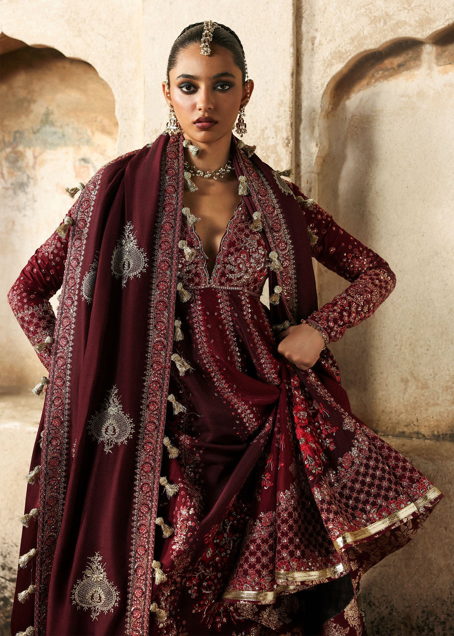 HUSSAIN REHAR MUSSARAT UN STITCHED COLLECTION 25 - GULNAR - Image 2