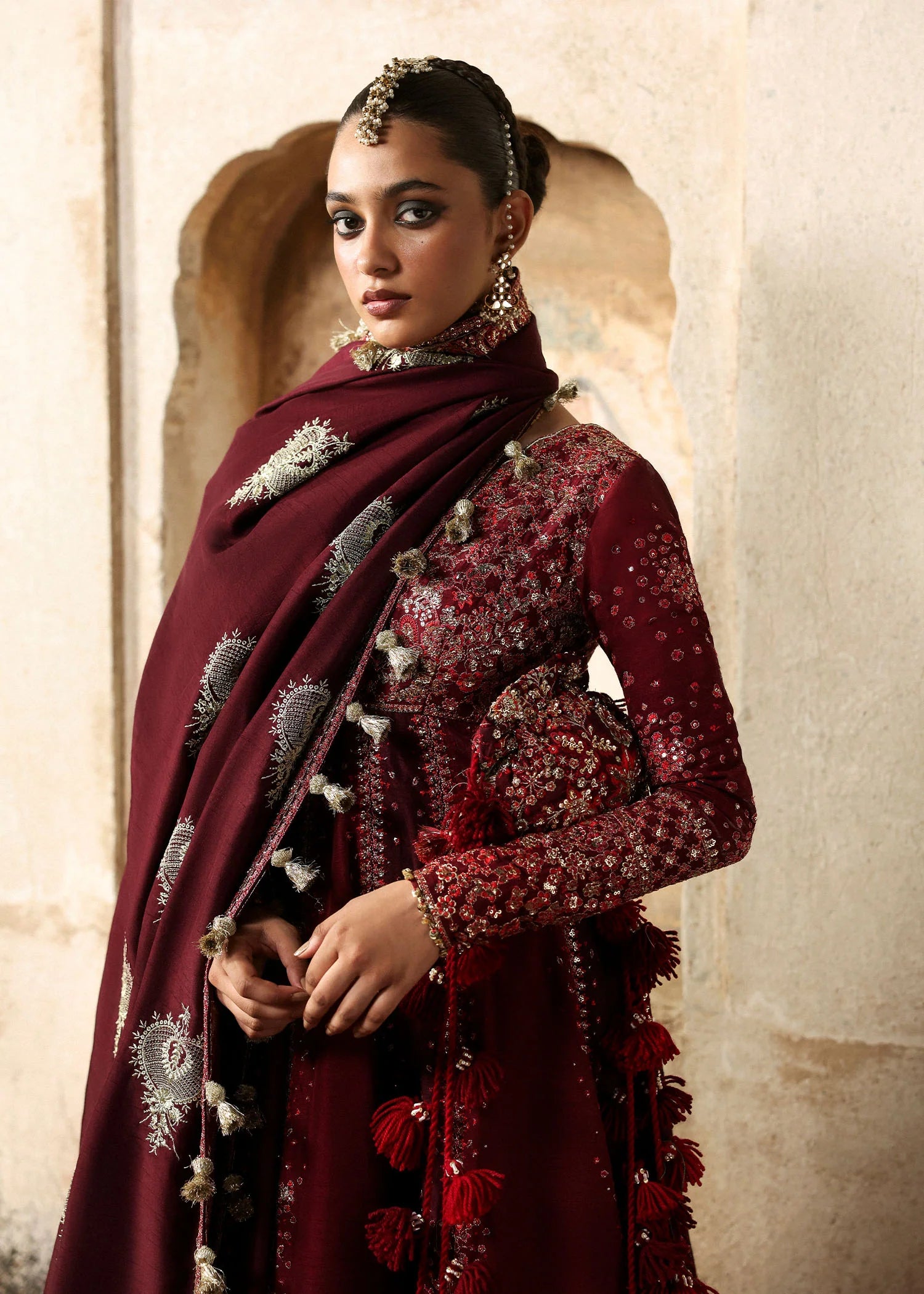 HUSSAIN REHAR MUSSARAT UN STITCHED COLLECTION 25 - GULNAR - Image 4