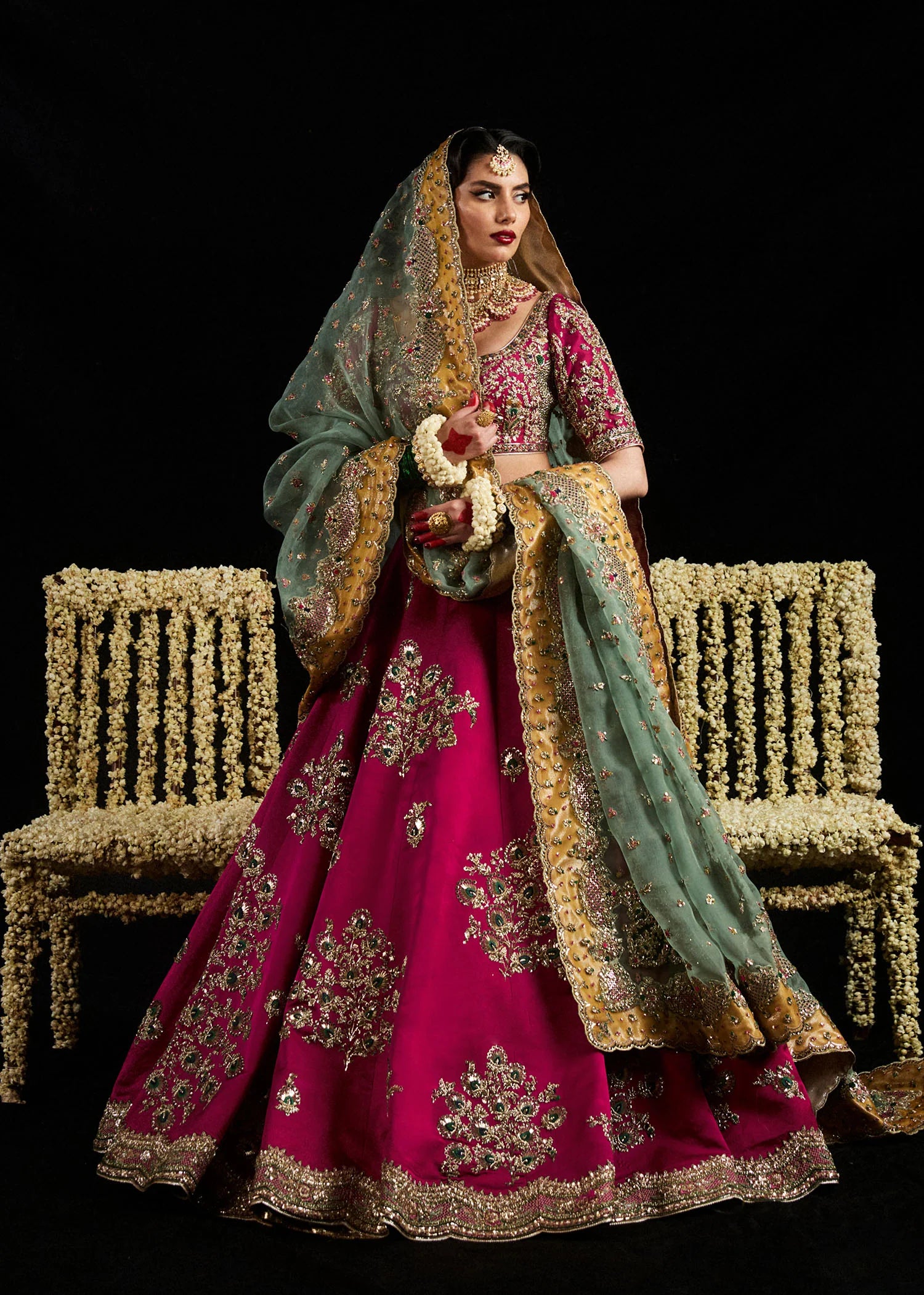 HUSSAIN REHAR UN STITCHED COLLECTION 25 - LAAL