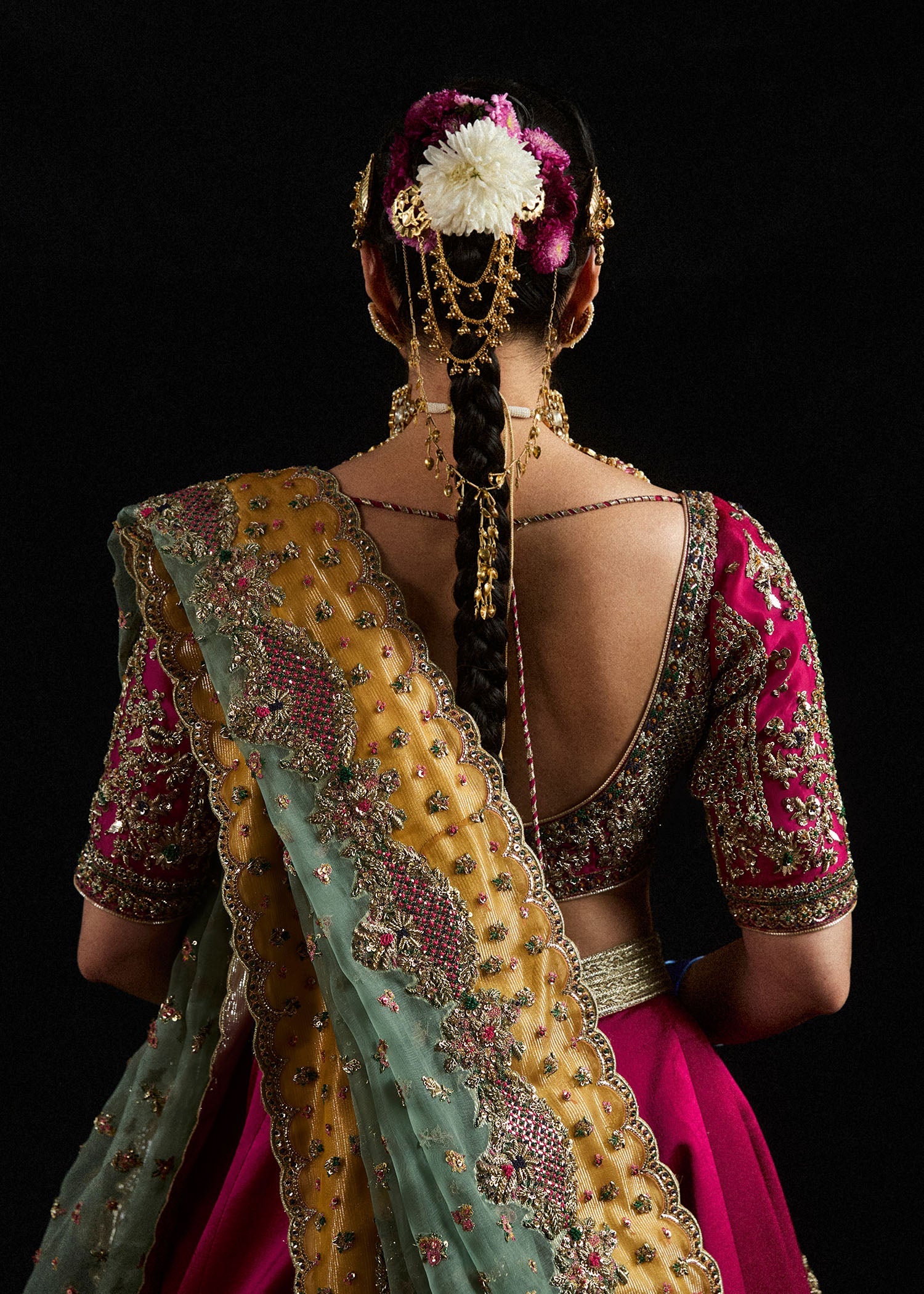 HUSSAIN REHAR UN STITCHED COLLECTION 25 - LAAL - Image 5