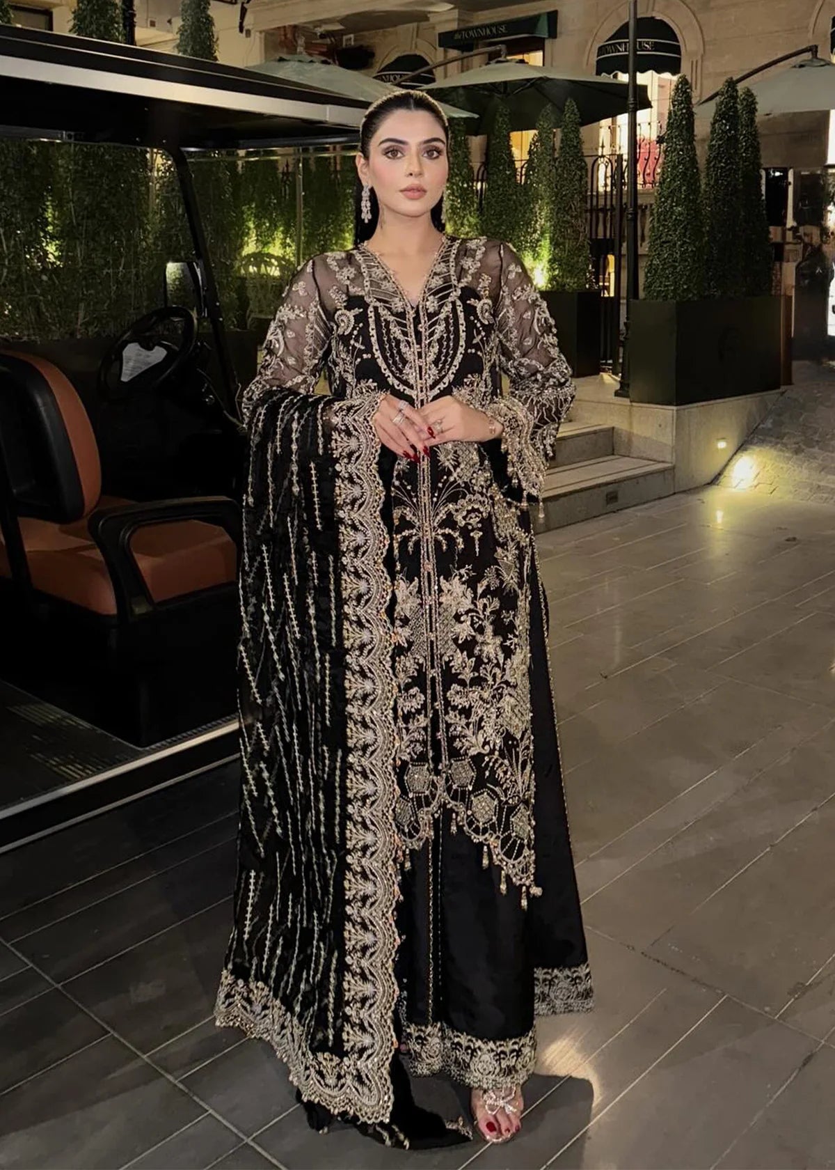 KANWAL MALIK FESTIVE UN STITCHED - HURIYA - Image 3