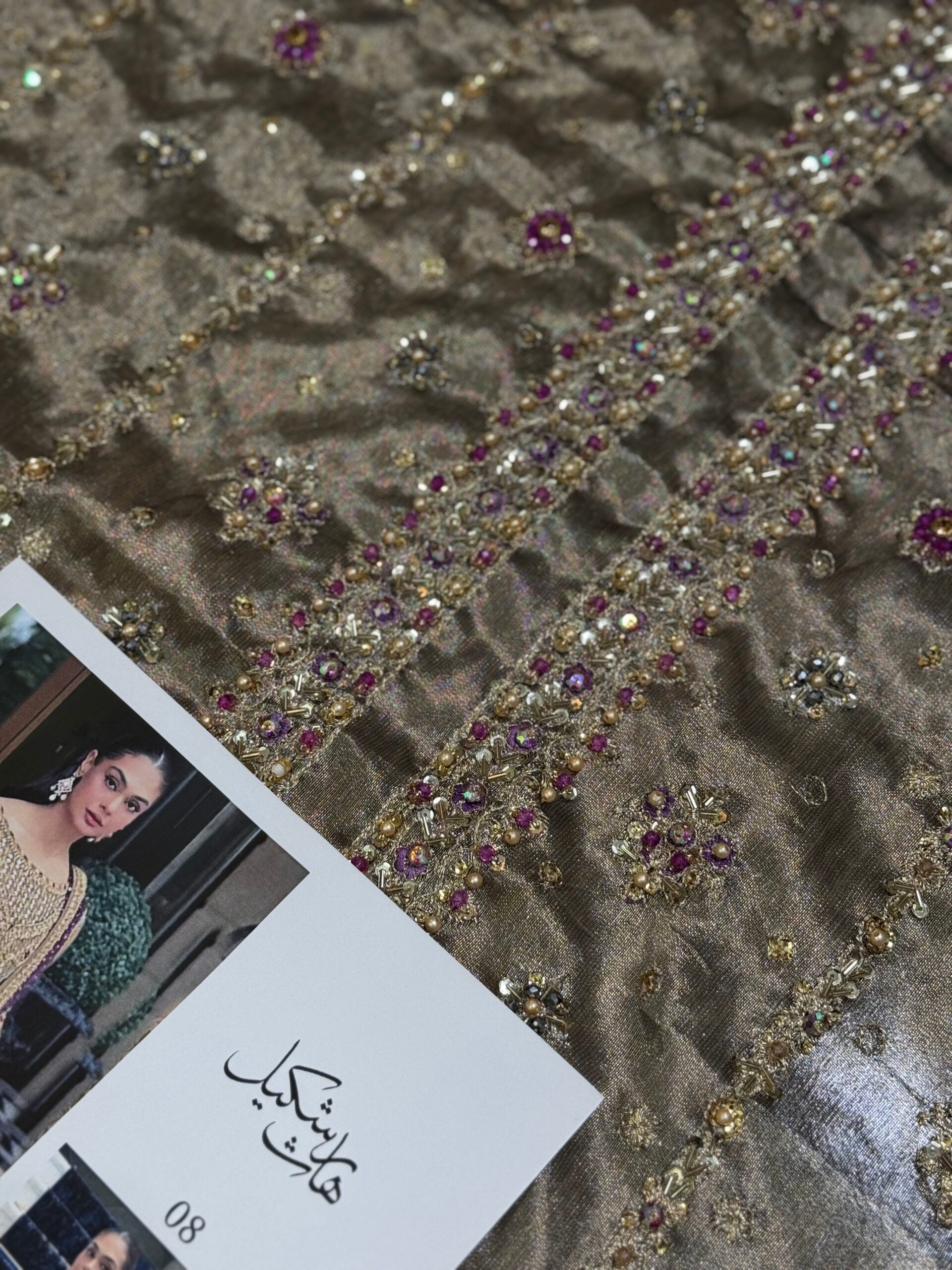 Haris Shakeel UN STITCHED COLLECTION 25 - Aroha - Image 10