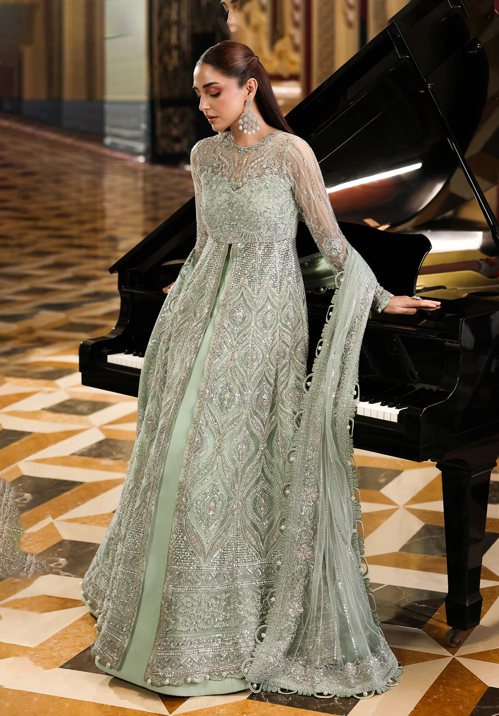 ELAF PREMIUM STARDOM UN STITCHED COLLECTION 2025 - ESH-10 DIANA - Image 6
