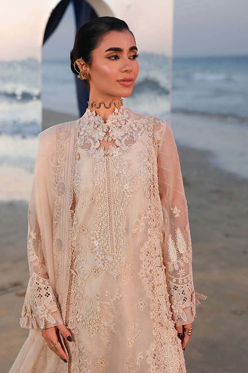 QALAMKAR SAHIL LUXURY LAWN UN STITCHED COLLECTION 26 - NEHAN SA-15 - Image 3