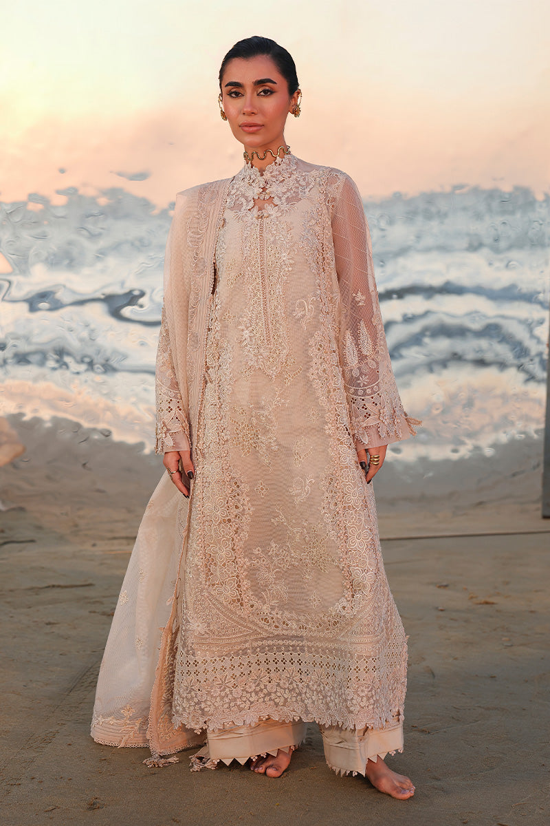 QALAMKAR SAHIL LUXURY LAWN UN STITCHED COLLECTION 26 - NEHAN SA-15 - Image 4