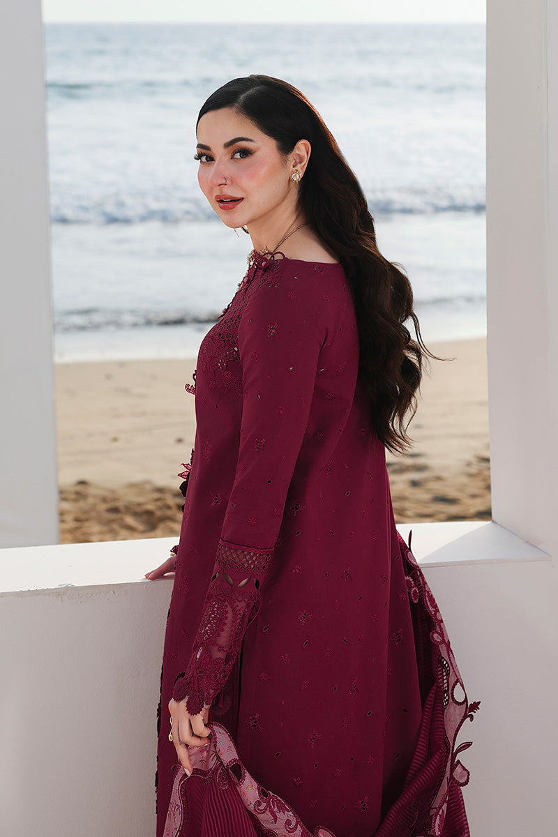 QALAMKAR SAHIL LUXURY LAWN UN STITCHED COLLECTION 26 - NELAM SA-14 - Image 5