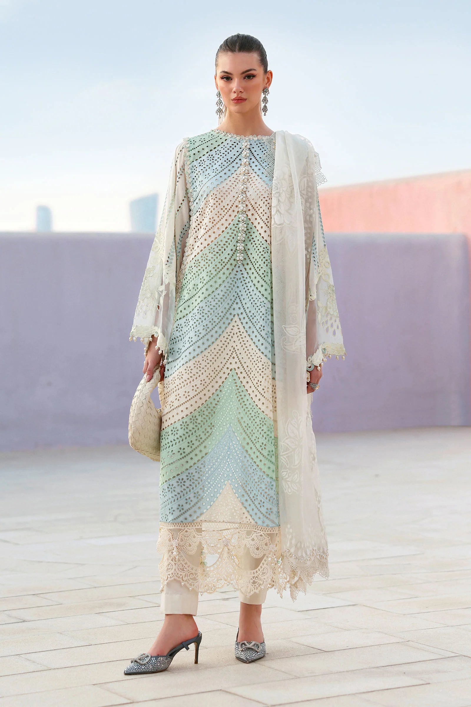 MARIA B LUXURY LAWN UNSTITCHED COLLECTION 26 - D-2612 A