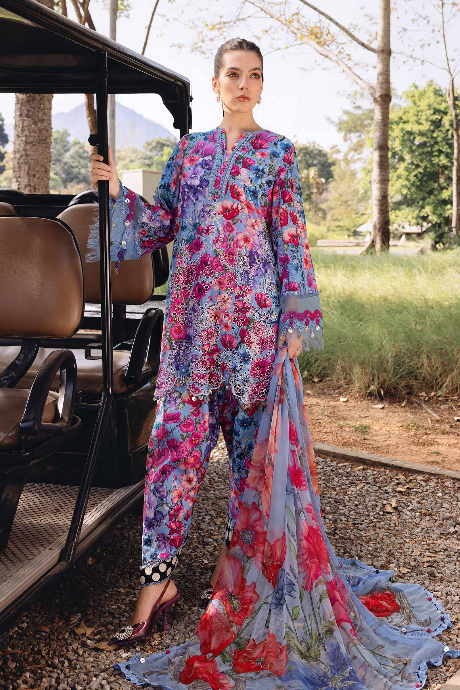 MARIA B MPRINTS LAWN UN STITCHED COLLECTION 26 - MPT-2902-B