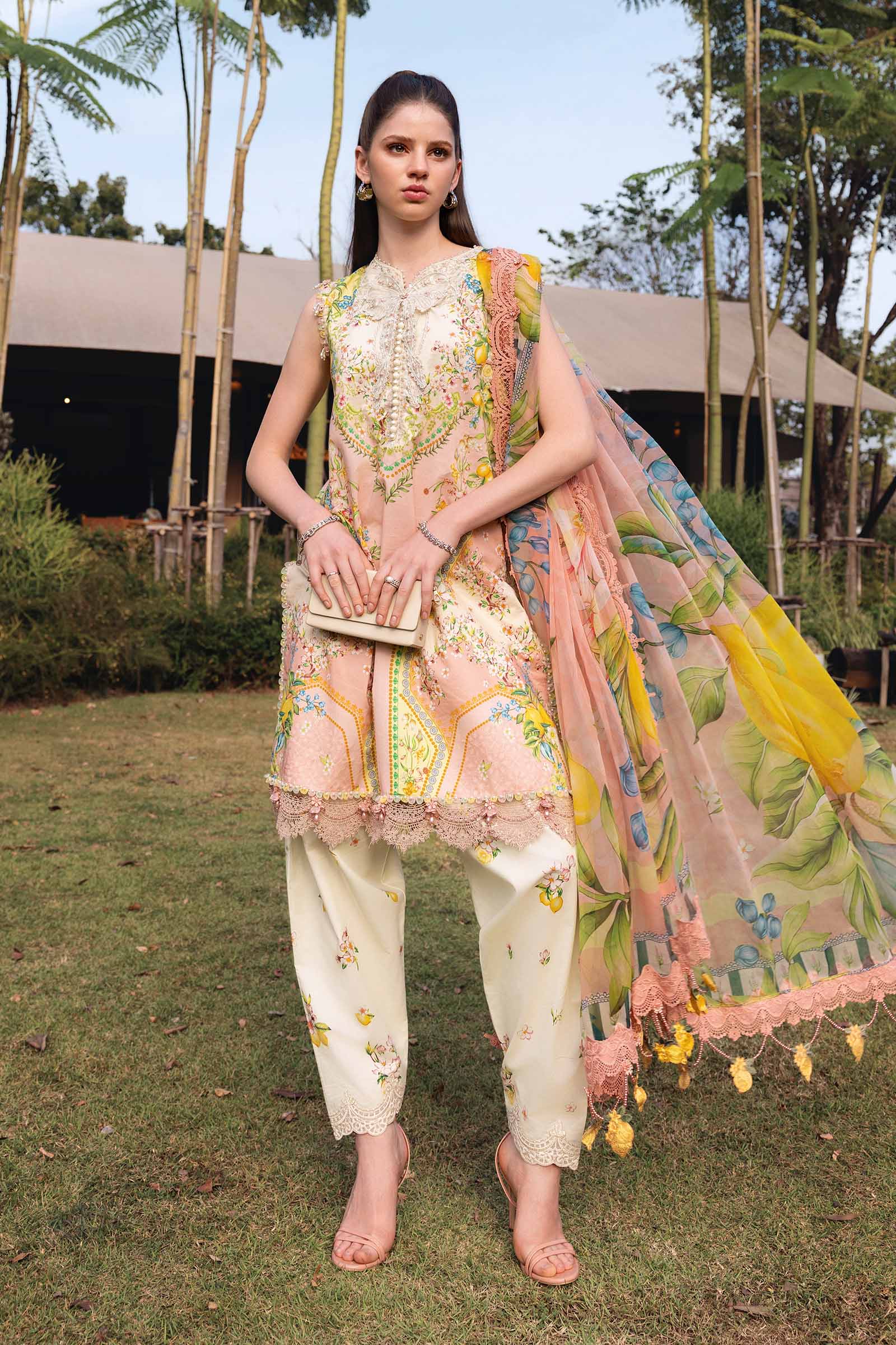 MARIA B MPRINTS LAWN UN STITCHED COLLECTION 26 - MPT-2908-A