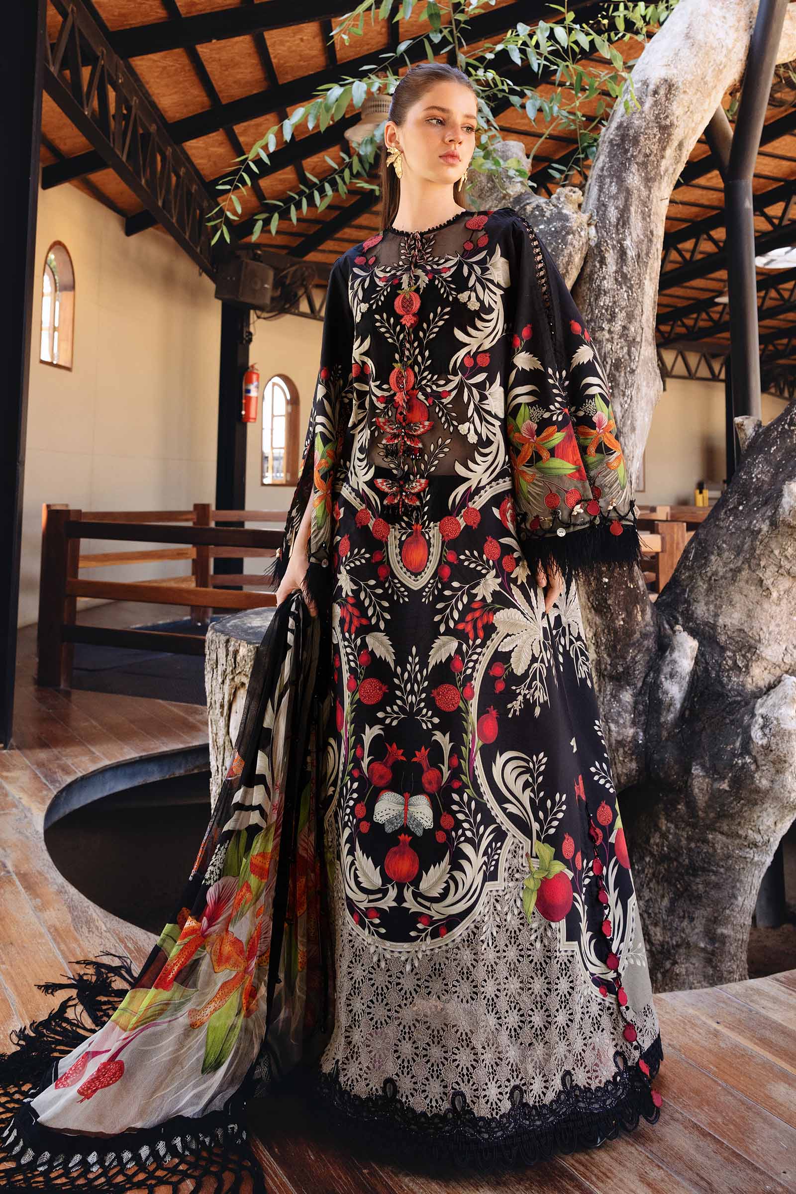 MARIA B MPRINTS LAWN UN STITCHED COLLECTION 26 - MPT-2912-B