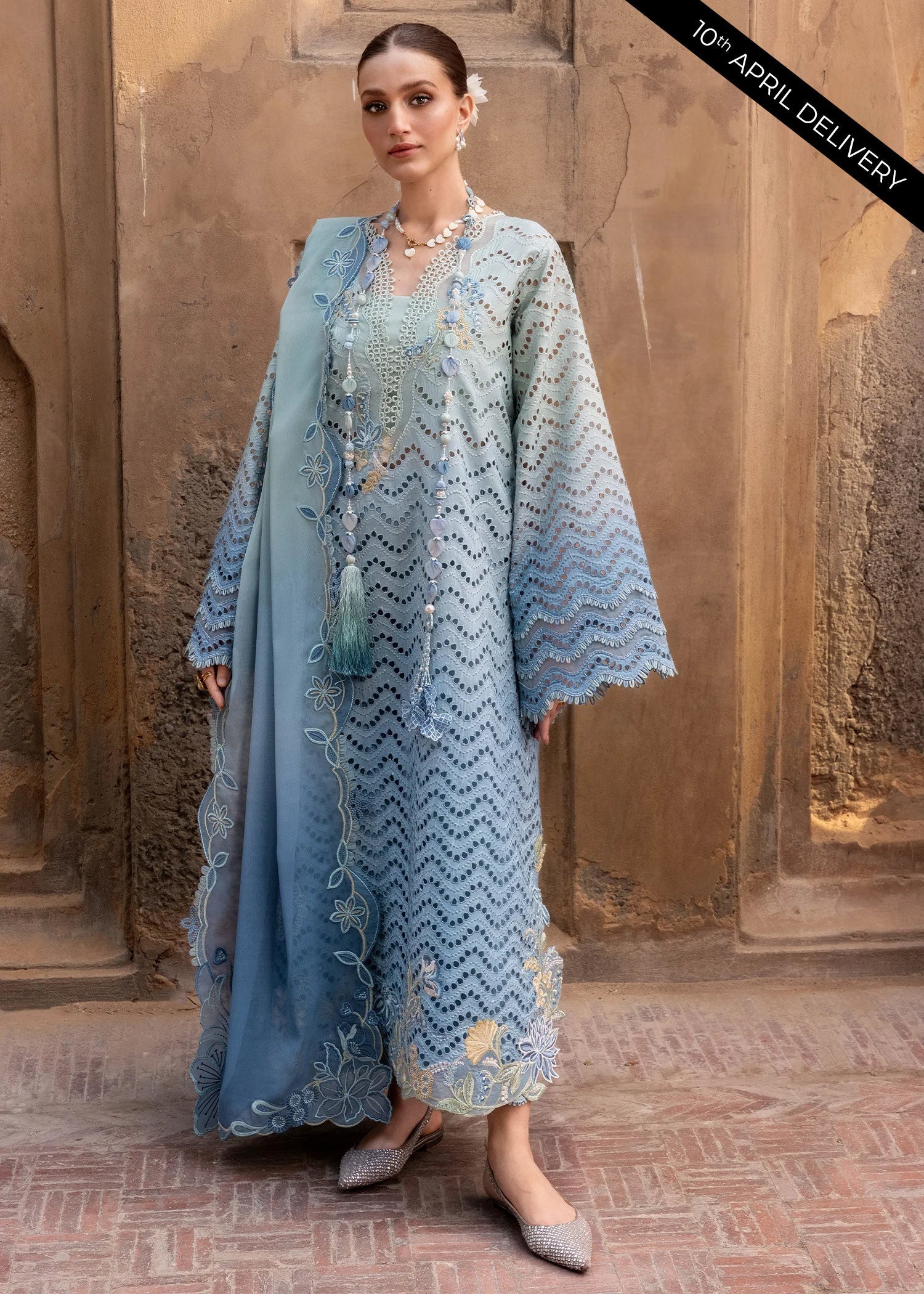 CRIMSON LUXURY LAWN UN STITCHED COLLECTION 26 - OMBRE LOVE D-8A
